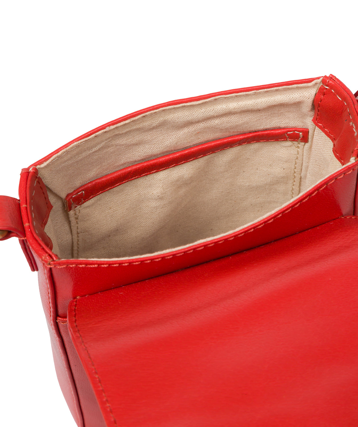 Conkca London Originals Collection Bags: 'Buzz' Orangeade Leather Cross Body Phone Bag