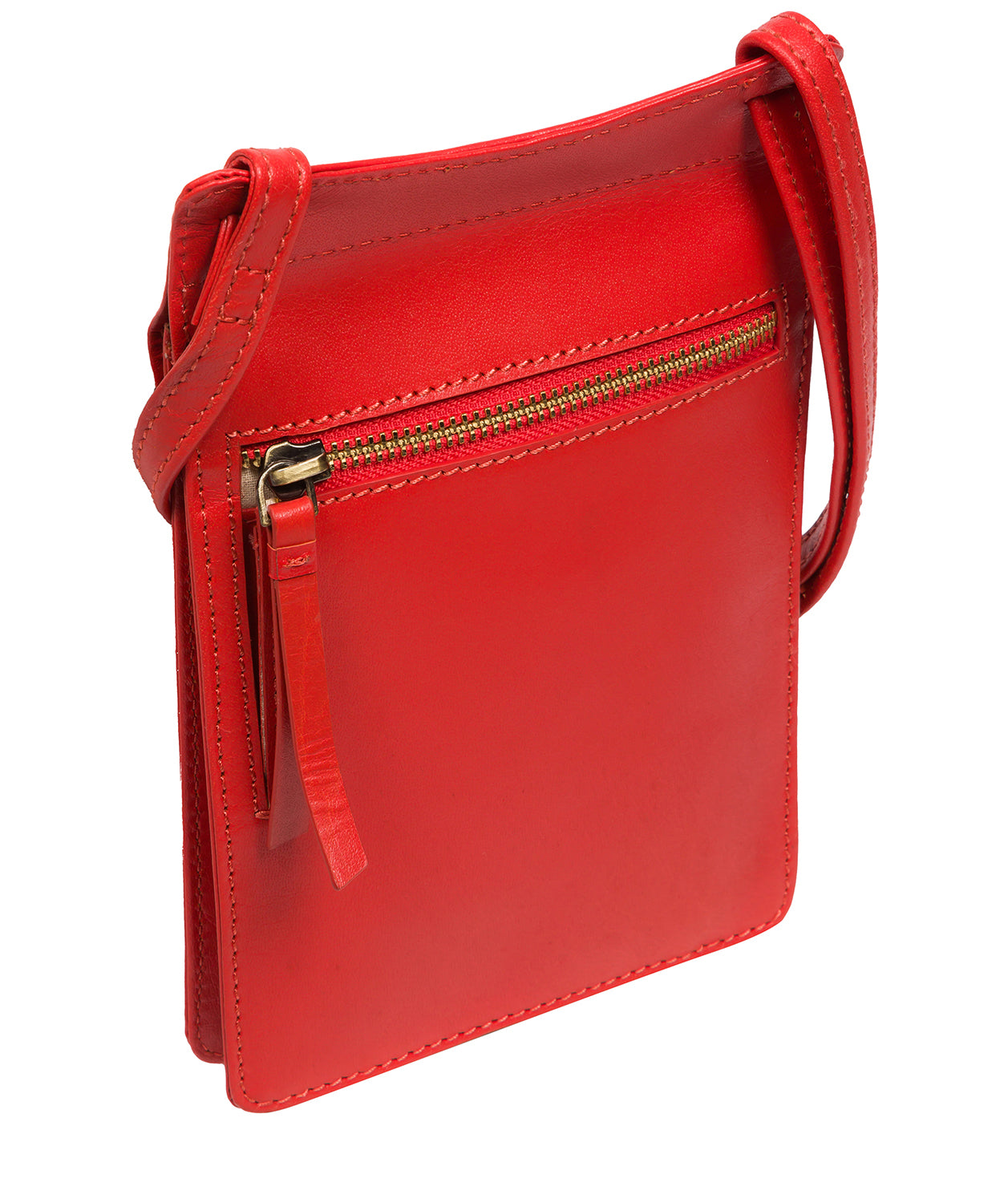 'Milly' Orangeade Leather Cross Body Phone Bag