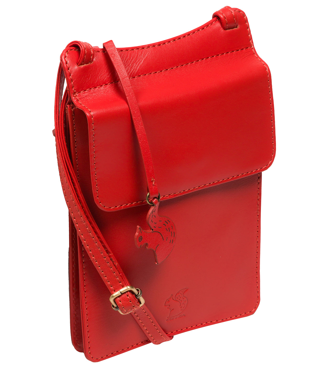 'Milly' Orangeade Leather Cross Body Phone Bag