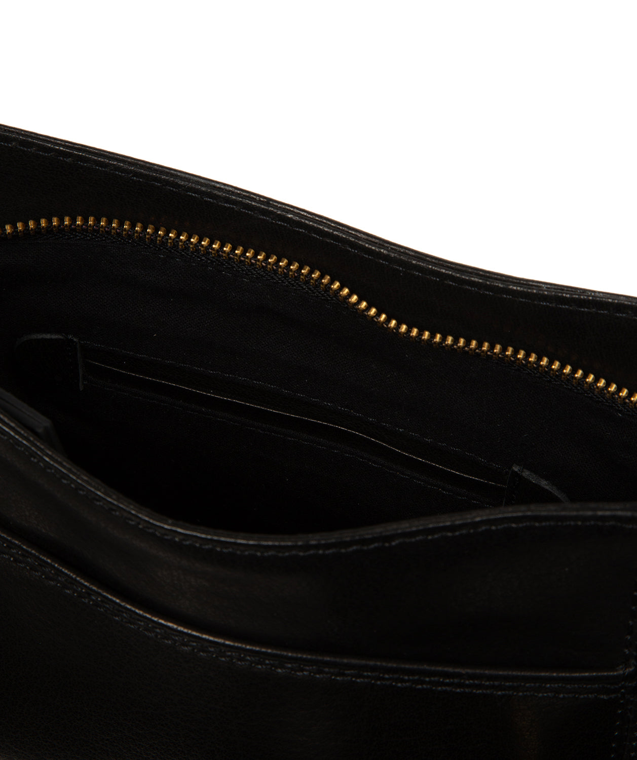 'Clementine' Black Leather Cross Body Bag