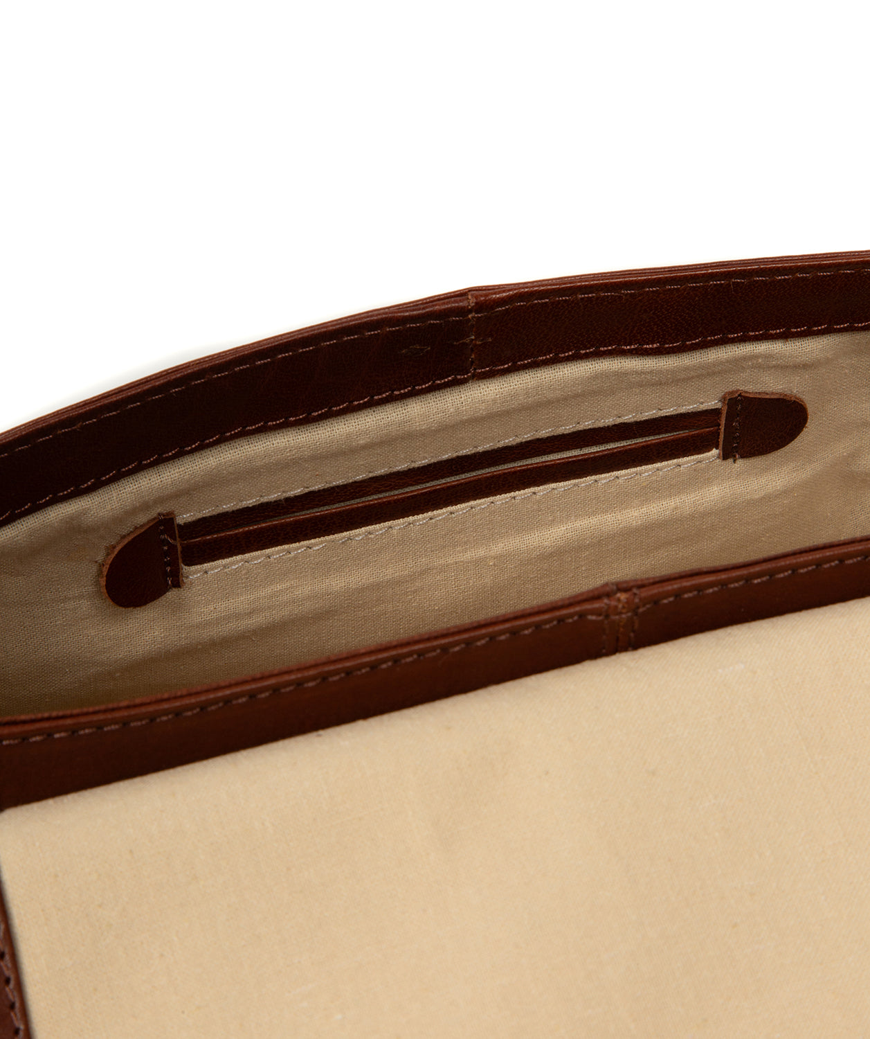 'Odessa' Conker Brown Leather Cross Body Bag