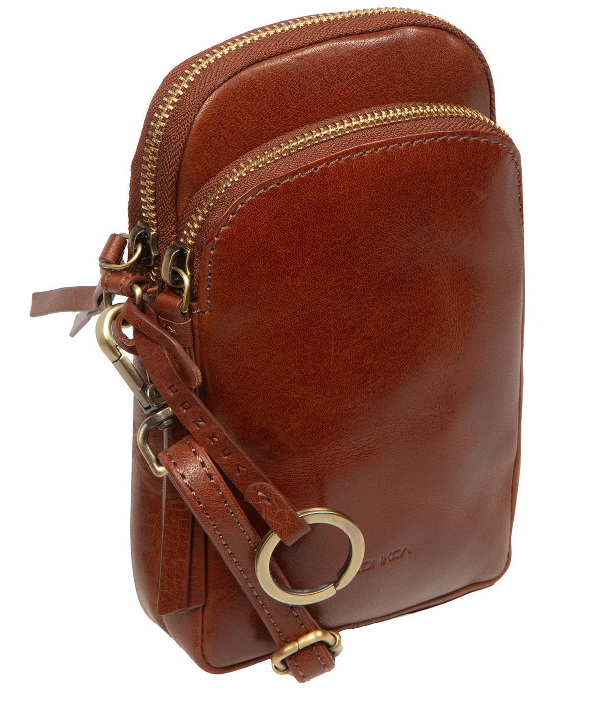 Rear slip pocket and zipped front section