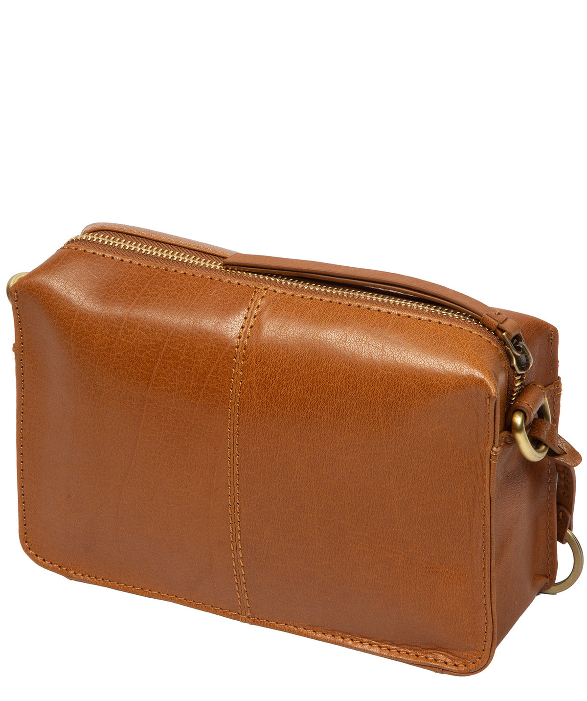 Interior zip pocket and slip pocket detail