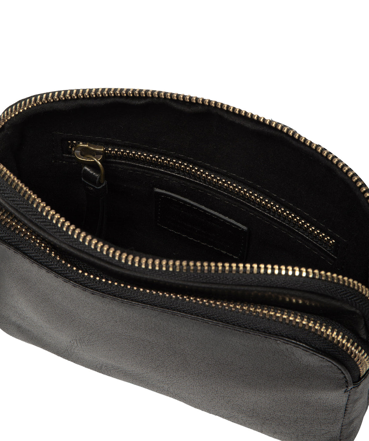 Rear panel slip pocket and zipped pocket storage