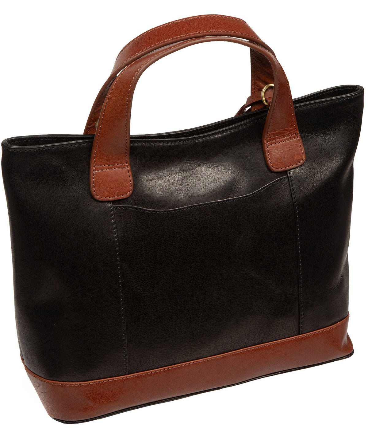 interior organised pockets and brass zip hardware detail