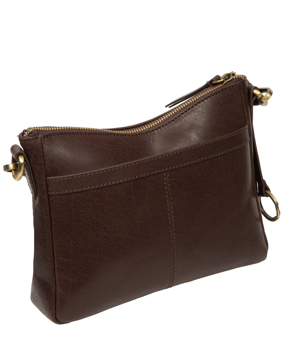 Interior layout with zipped pocket and slip pocket storage
