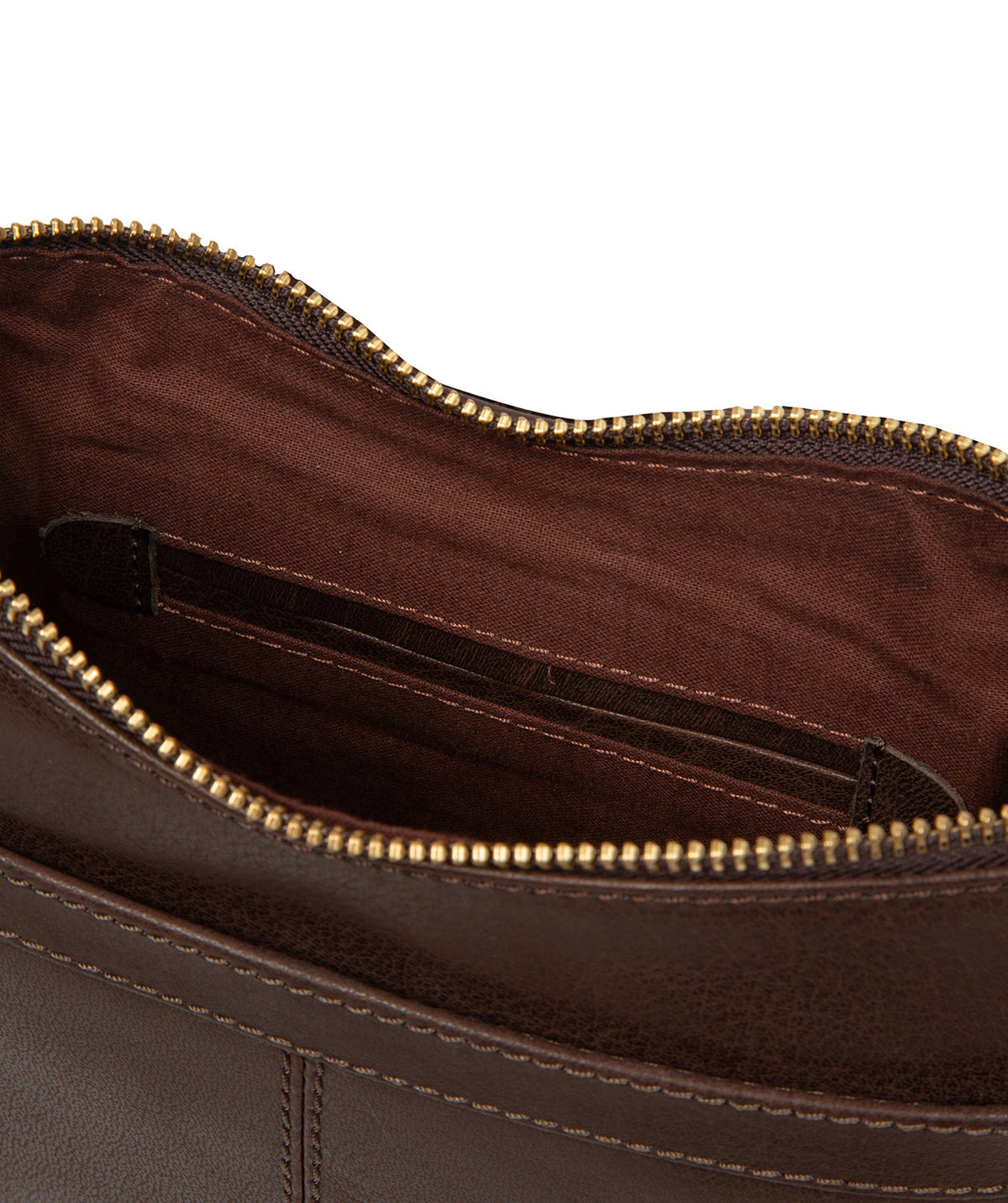 Embossed Conkca logo and minimalist charm detail