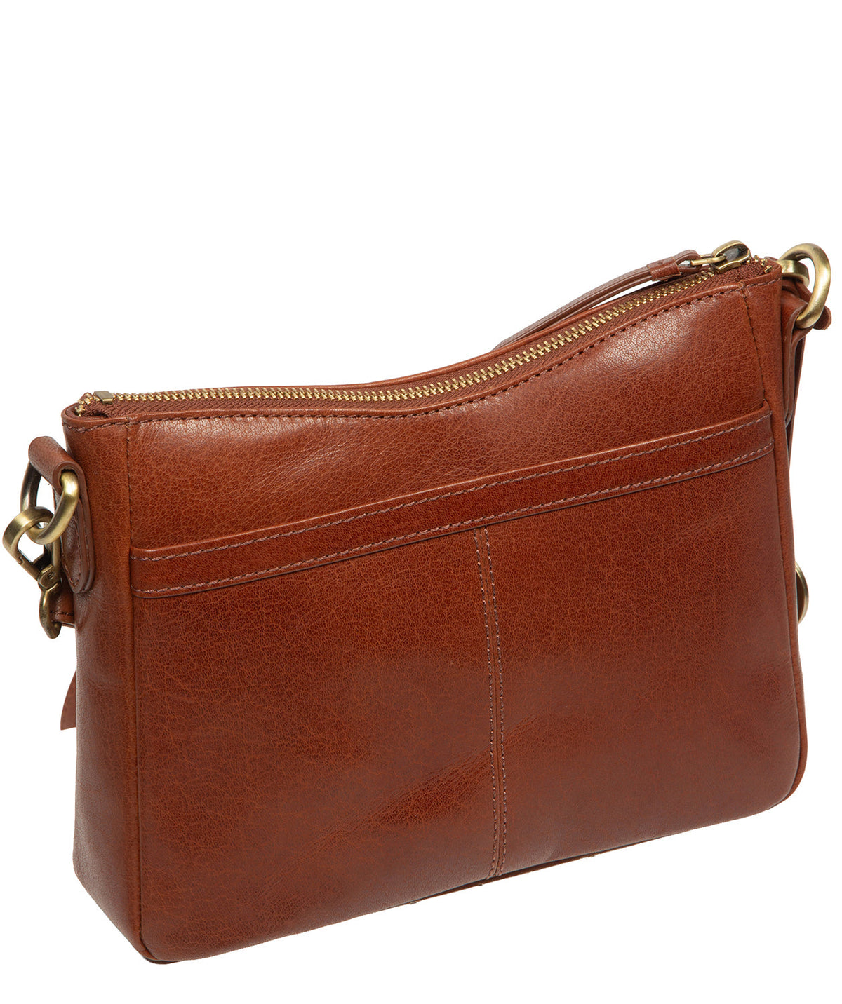 interior fully lined compartment with zipped pocket