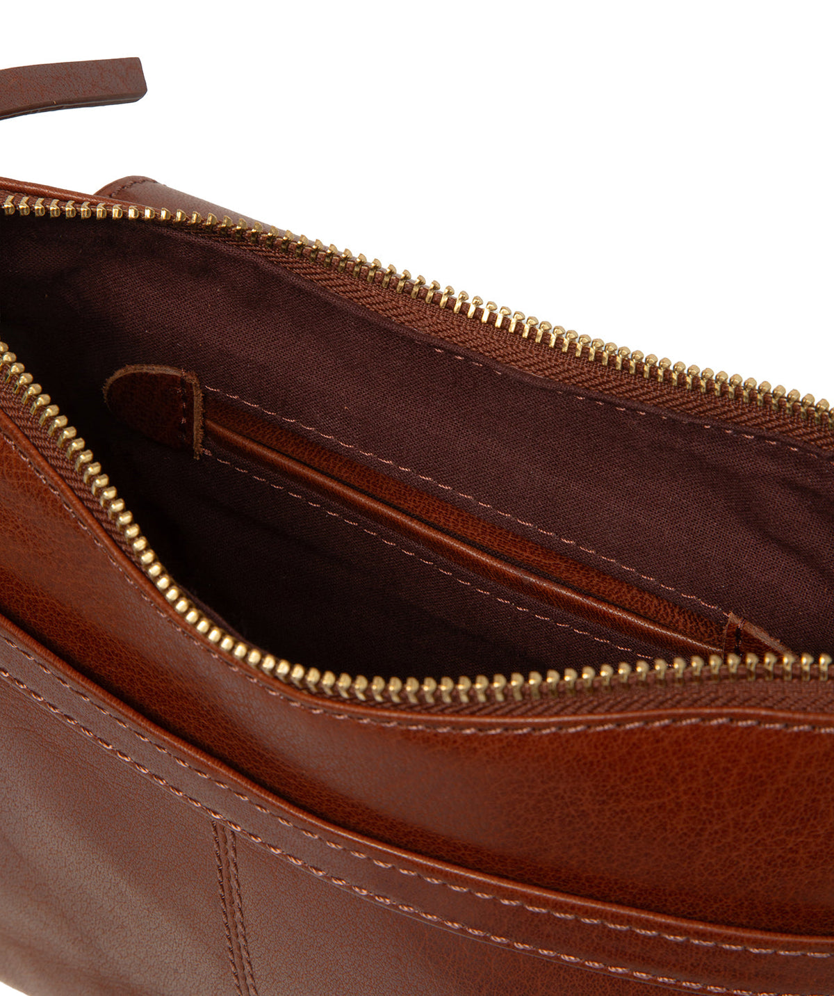 embossed Conkca logo and minimalist charm detail
