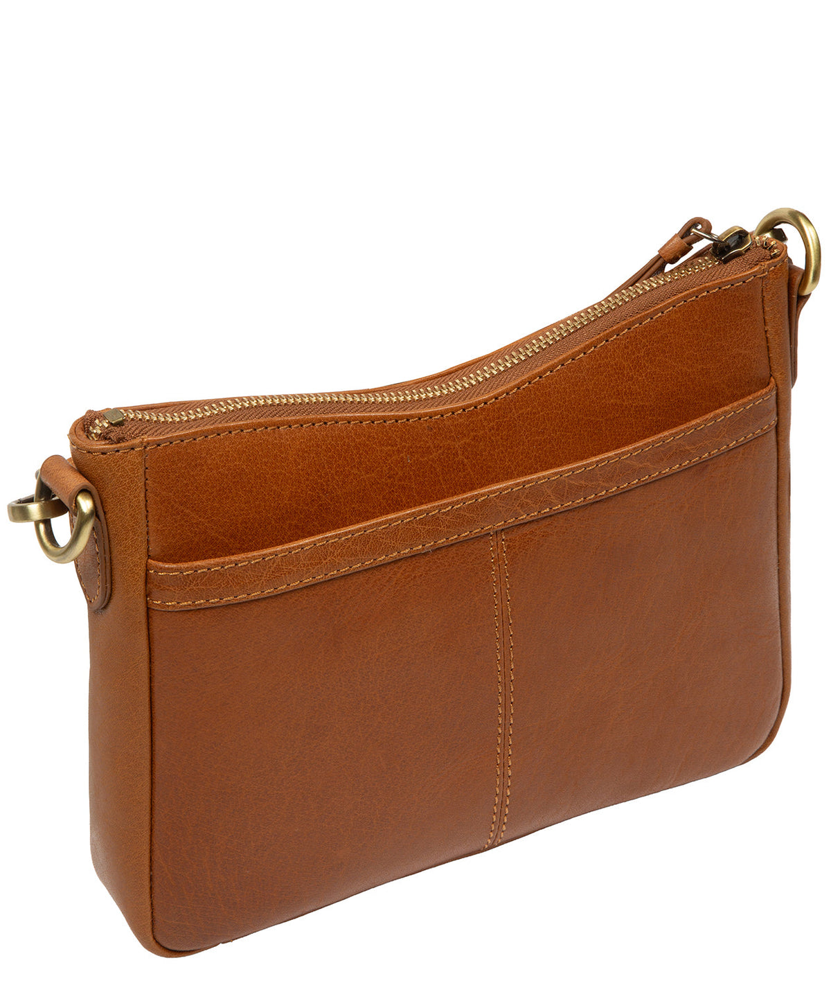 Interior organisation showing zipped pocket and slip pocket