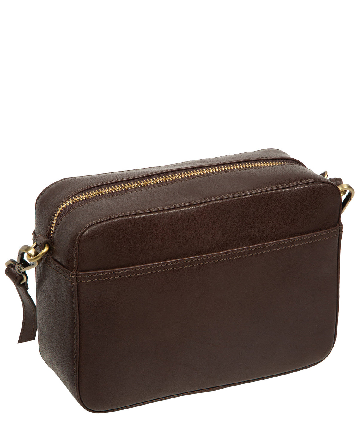 Interior fully lined compartment with zip pocket storage