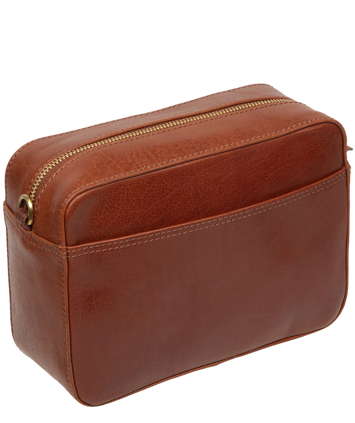 Interior lined compartment with zipped pocket organisation