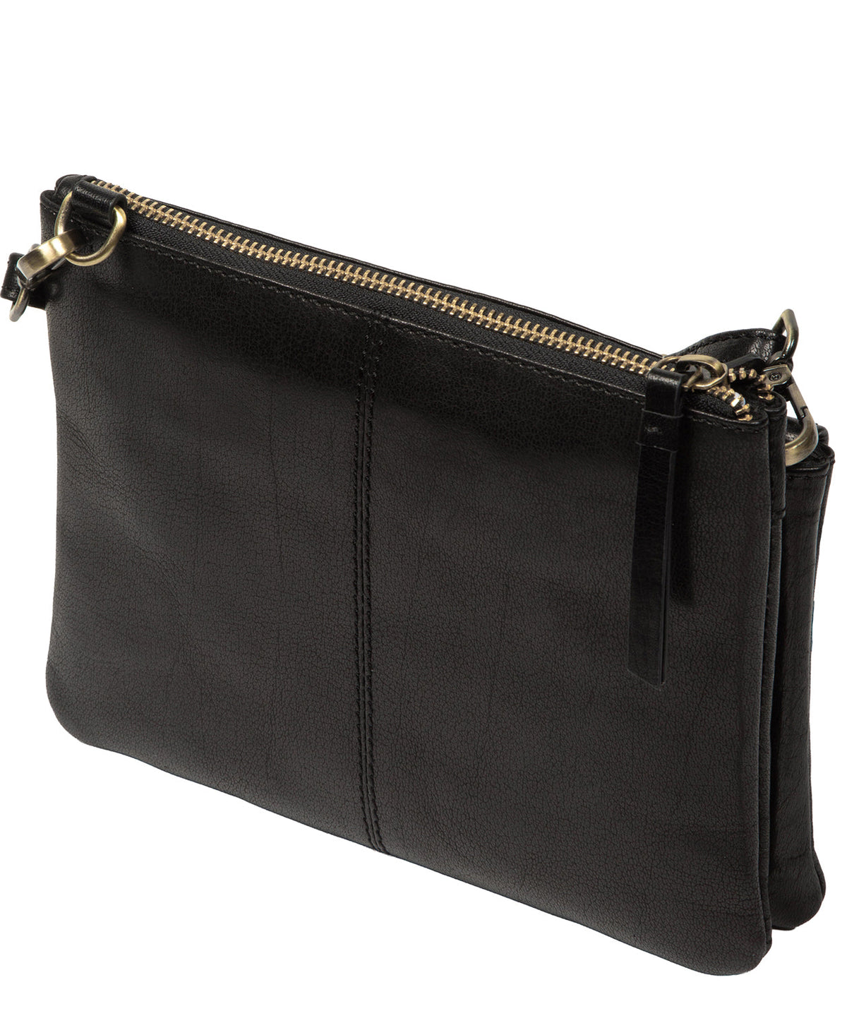 Interior view with zip pocket and slip storage compartments
