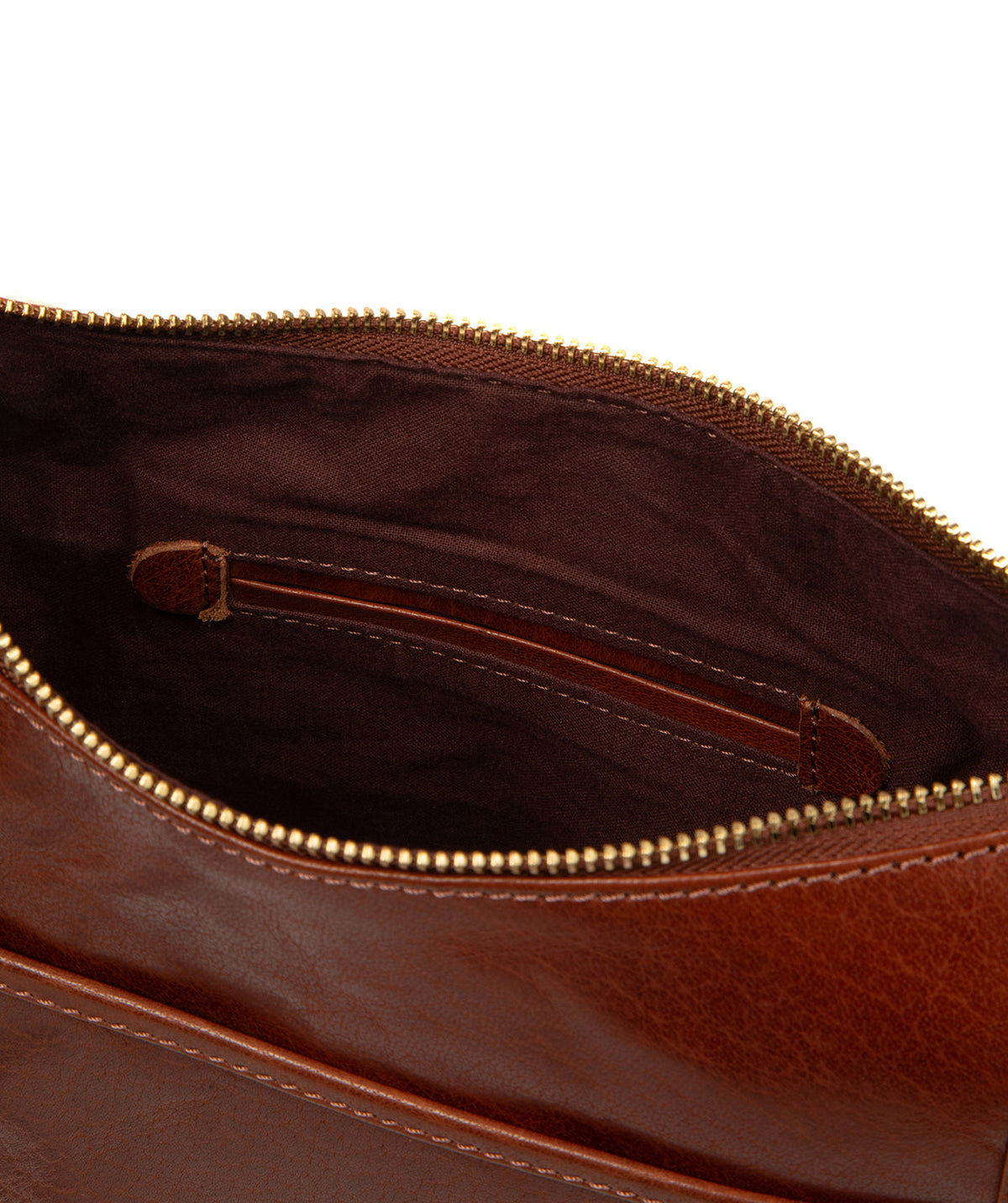 Full Snowdrop bag showing natural multi-toned leather finish