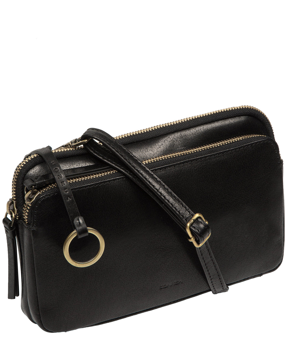 Birdy bag worn across body showing drop length