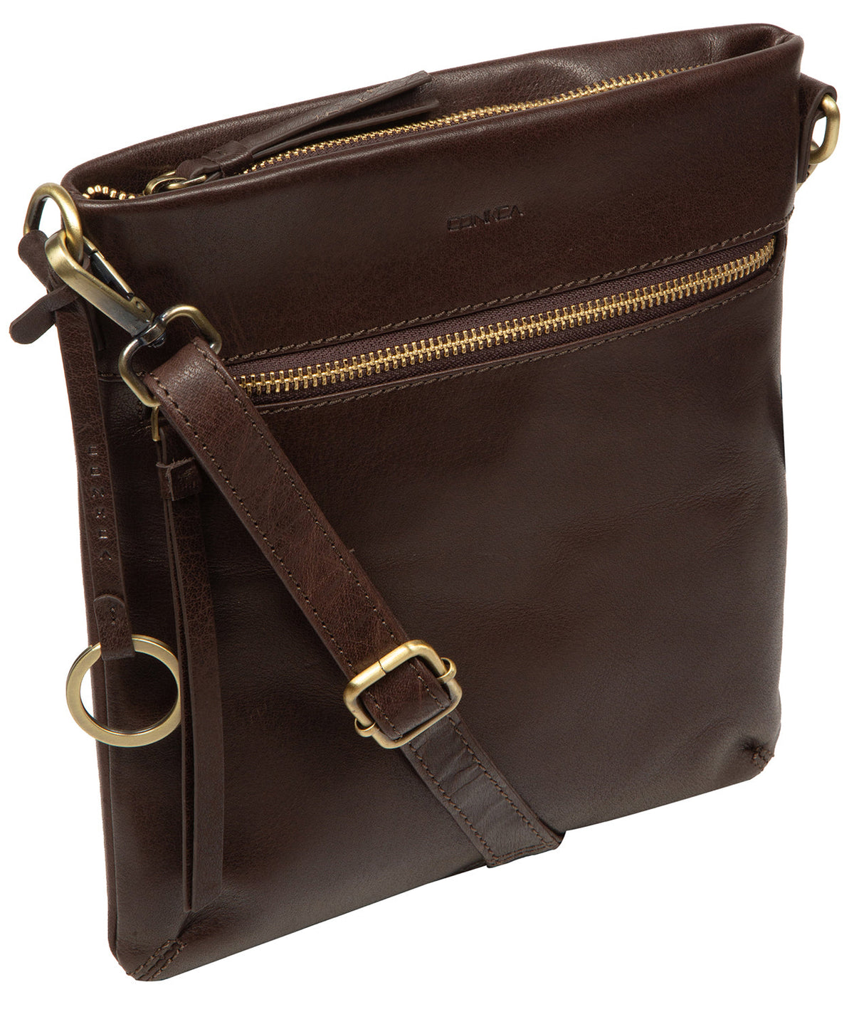 Rear exterior pocket and embossed Conkca logo