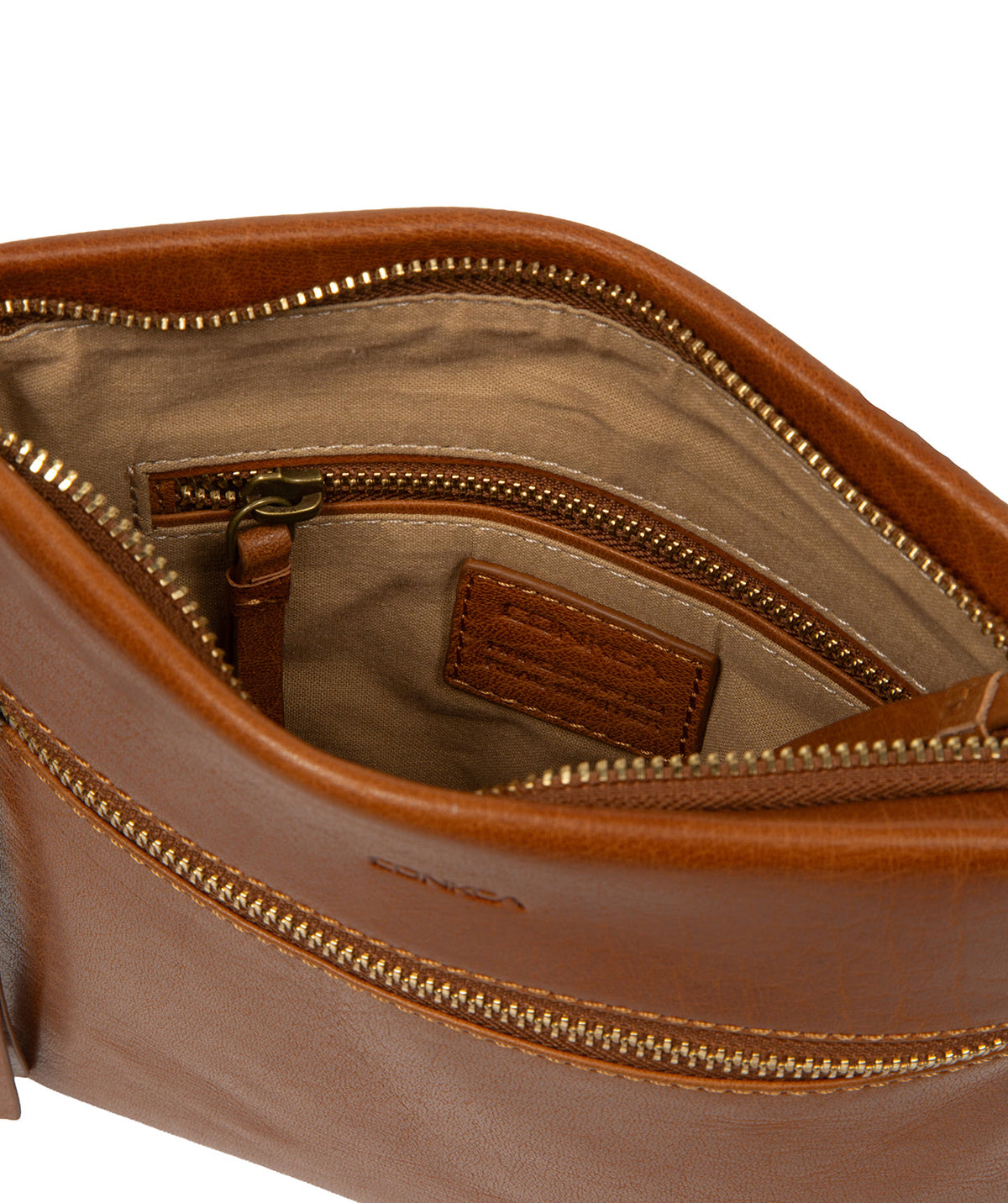 Rear exterior zipped pocket detail