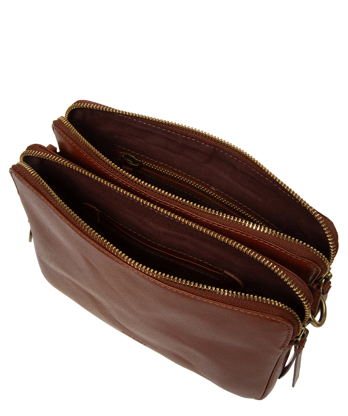 Crossbody bag worn across body styling