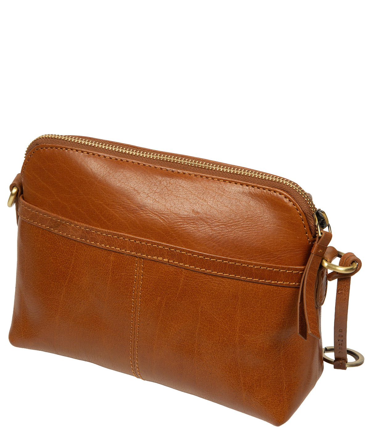 Interior view with slip pocket and zipped pocket storage