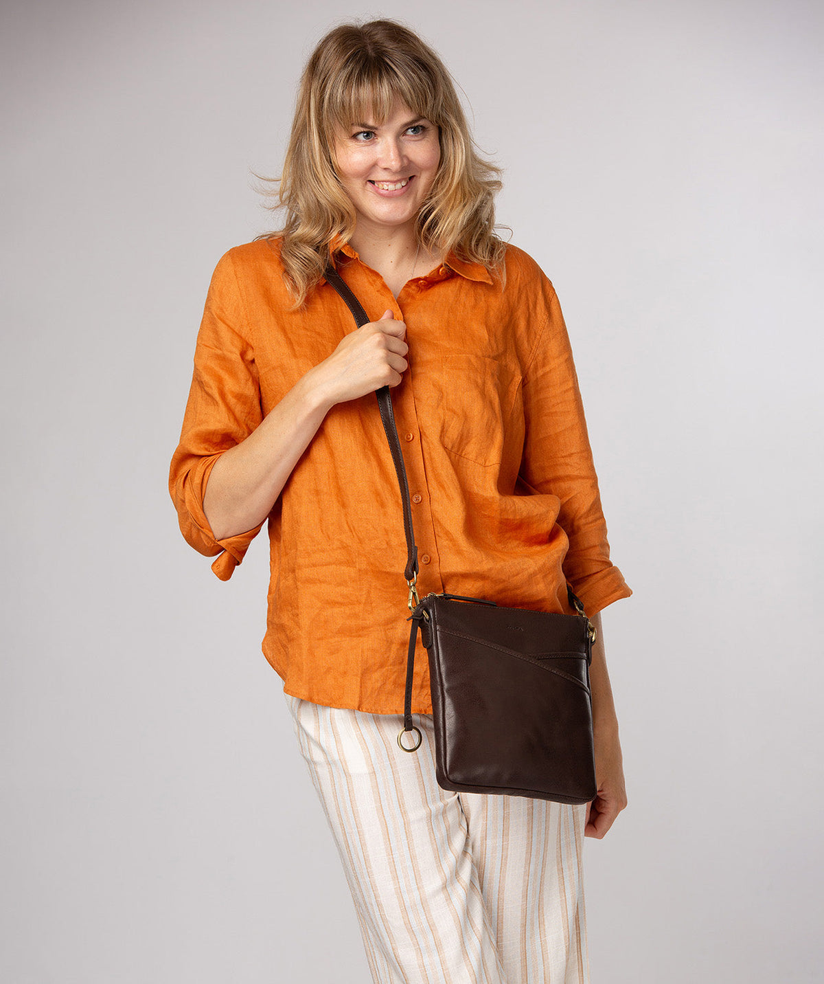 Fully lined interior with zipped and slip pockets