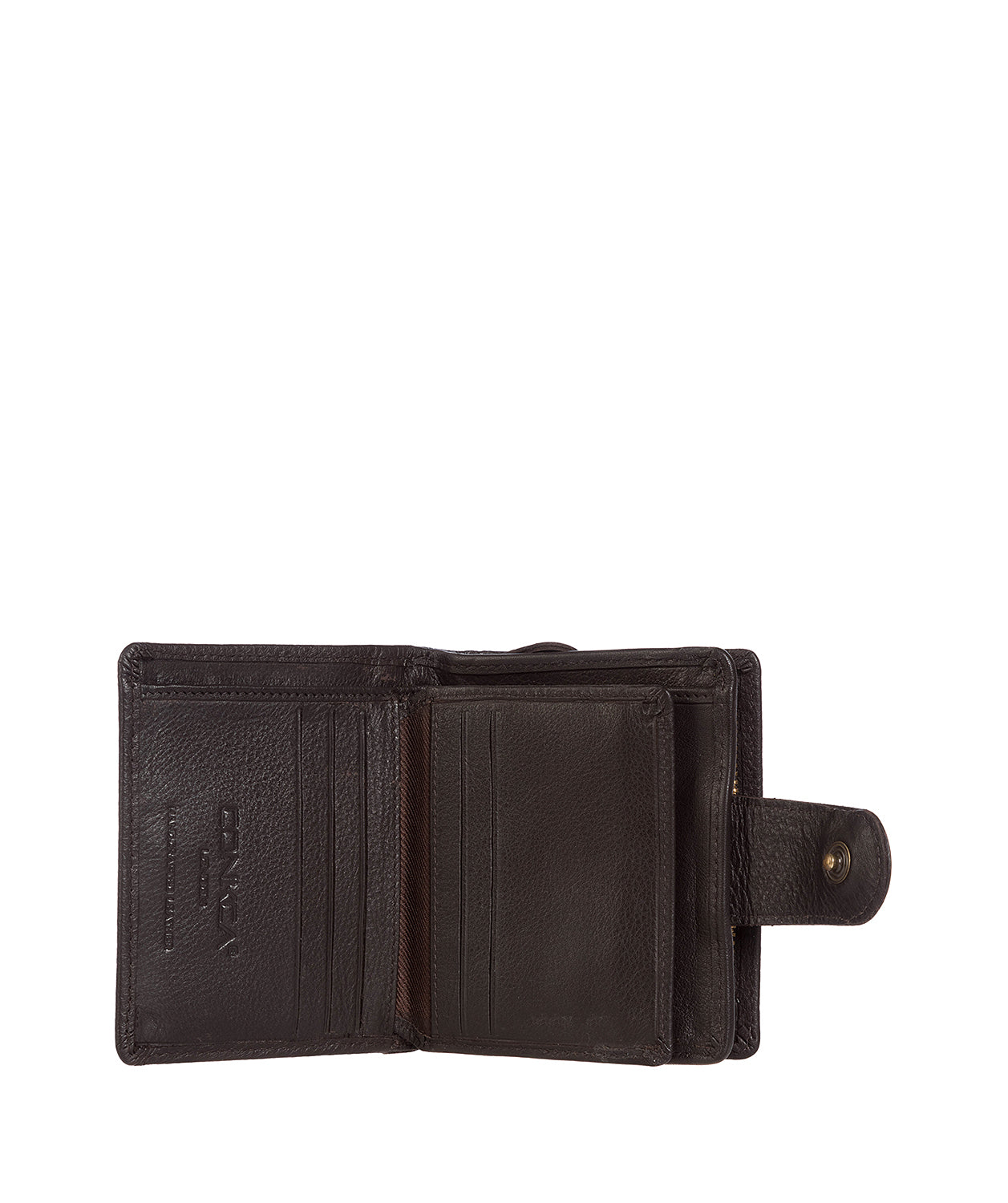 'Nova' Dark Brown Leather RFID Purse