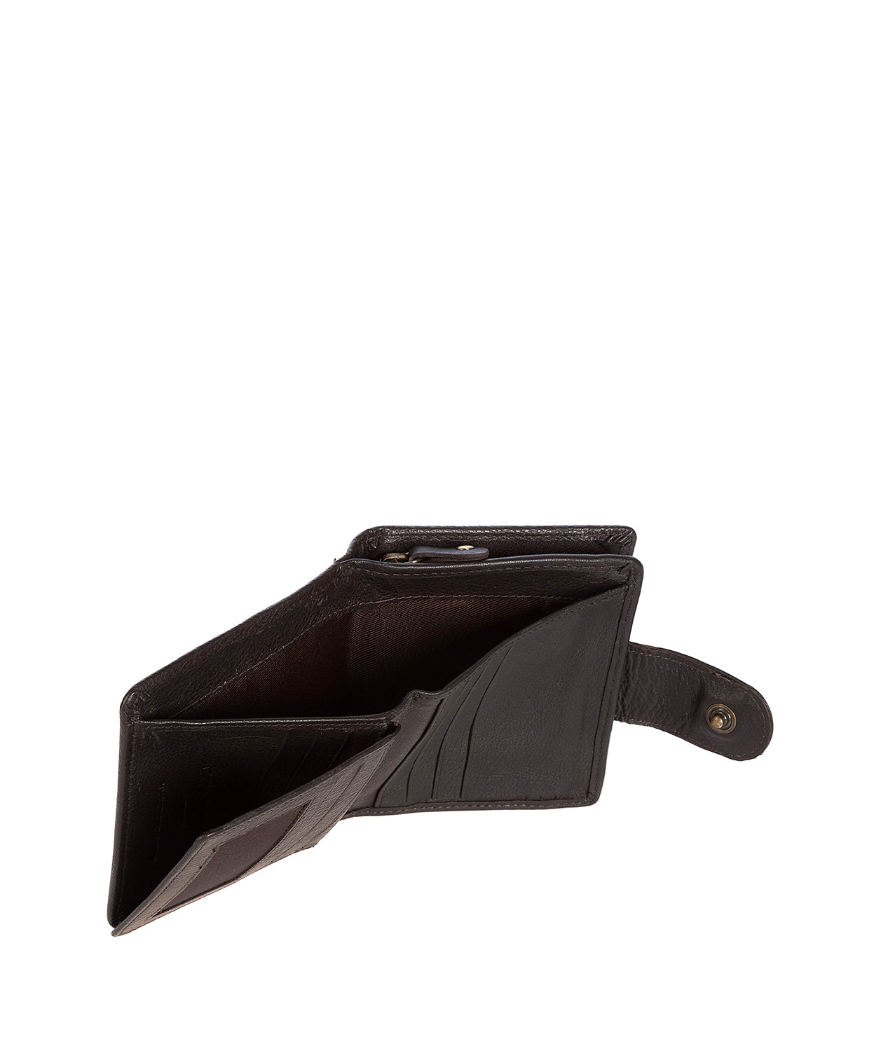 'Nova' Dark Brown Leather RFID Purse