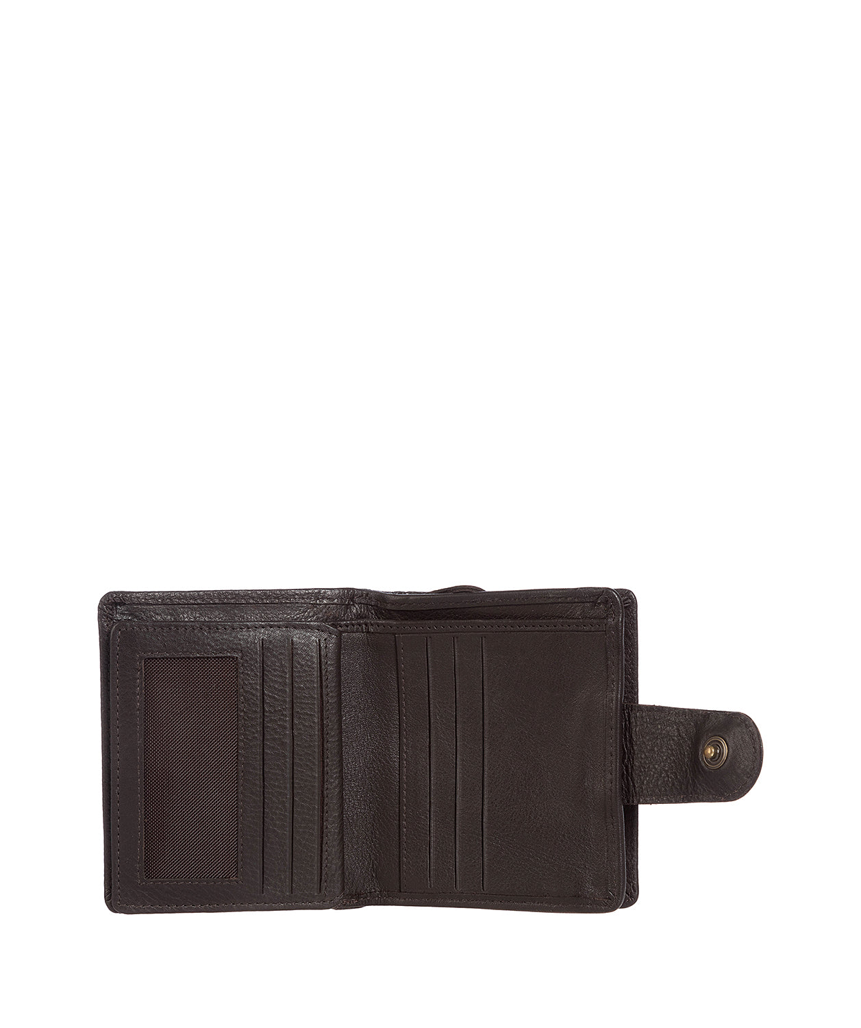 'Nova' Dark Brown Leather RFID Purse