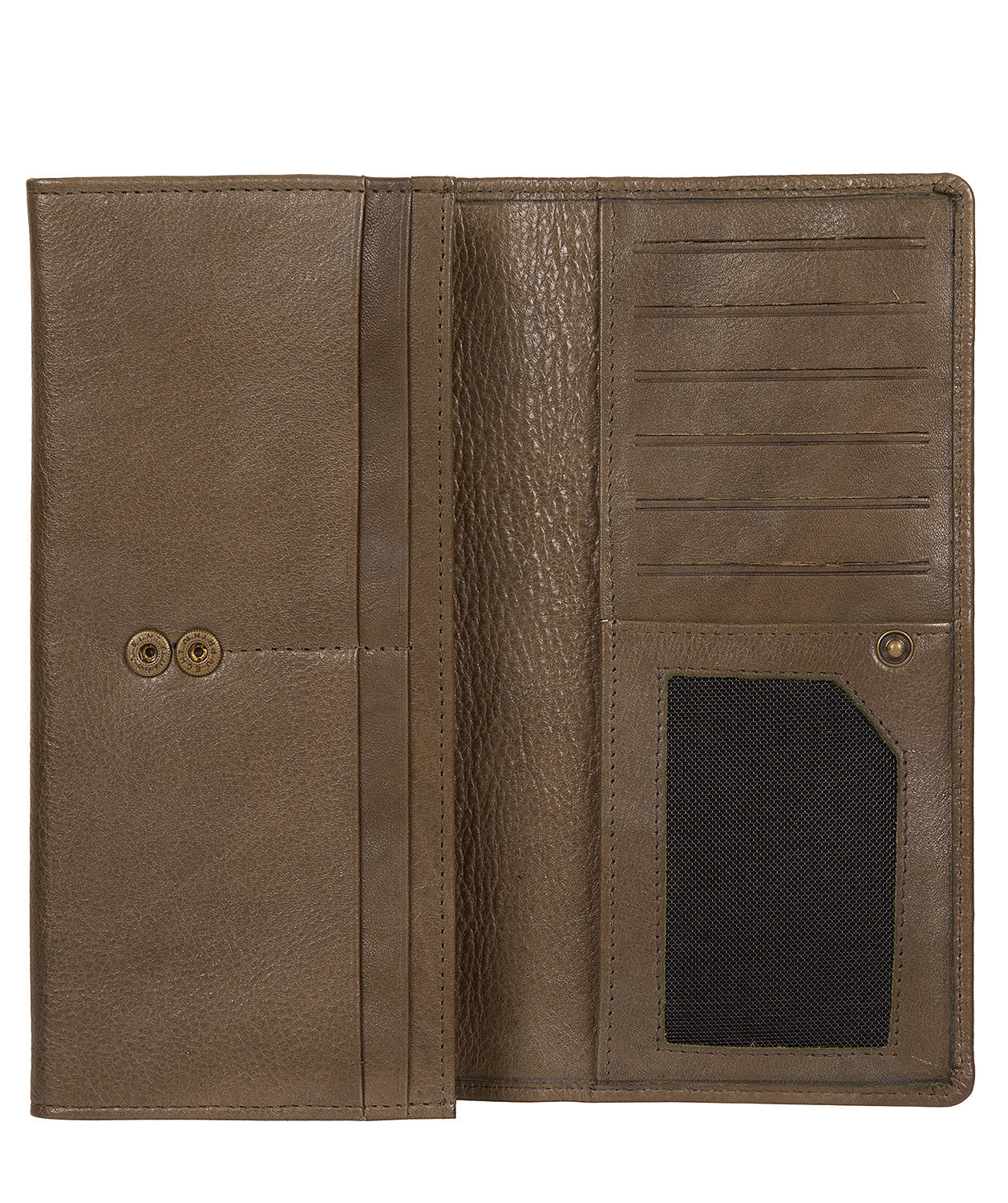 'Fey' Olive Leather Purse