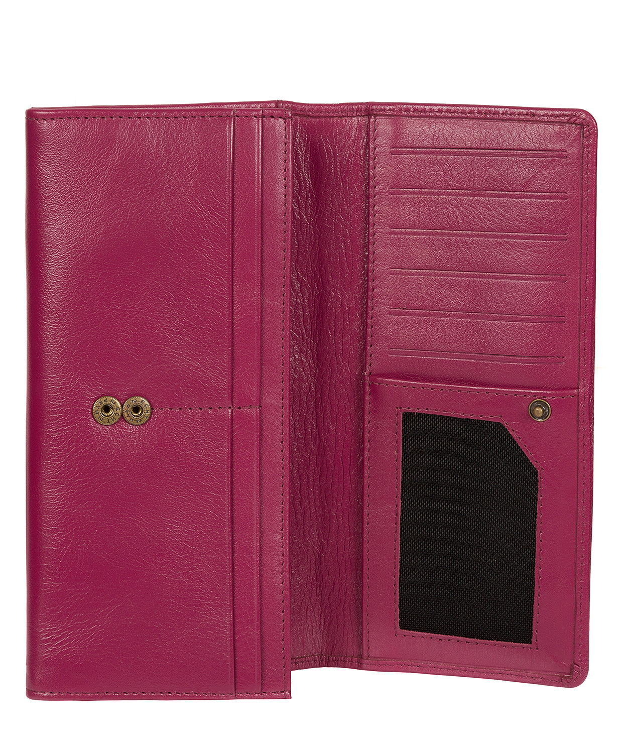 'Fey' Red Plum Leather Purse