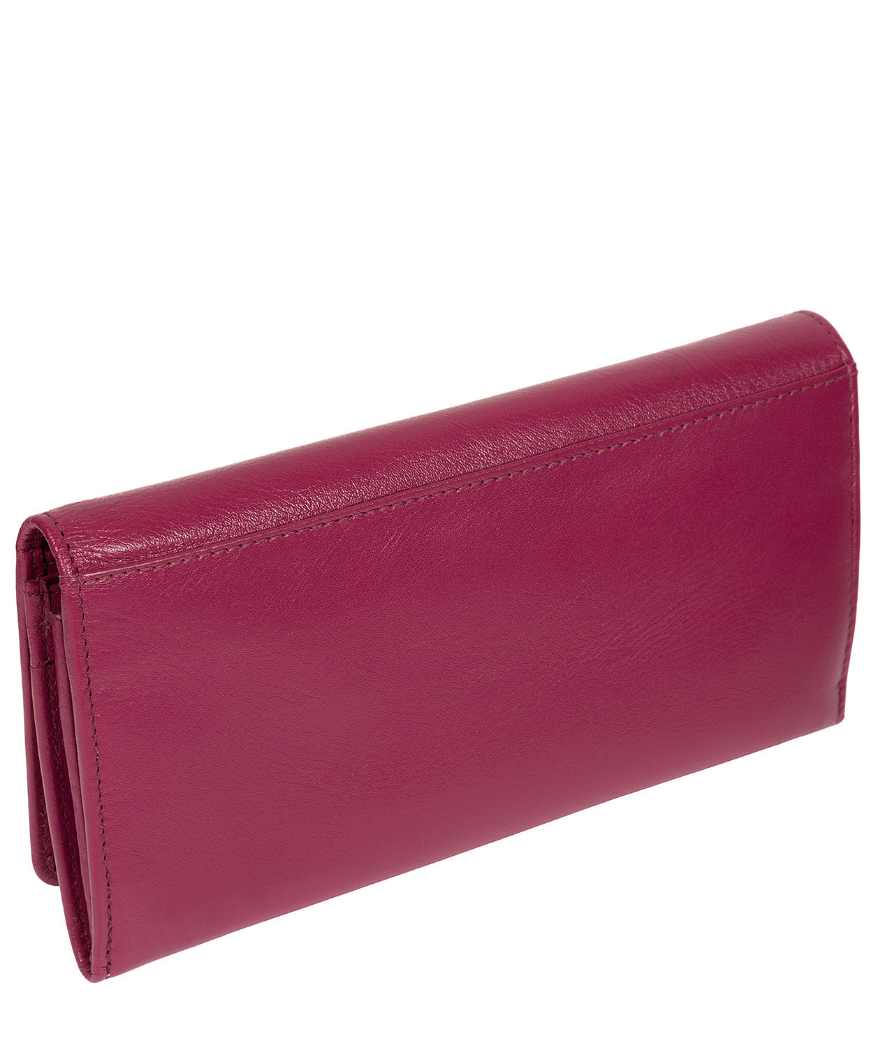 'Fey' Red Plum Leather Purse