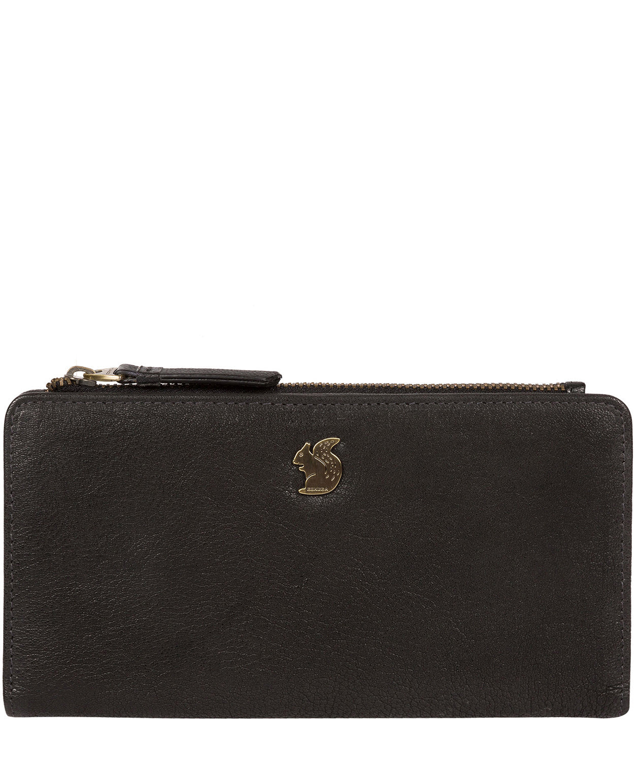 'Kittie' Black Leather Purse Pure Luxuries London