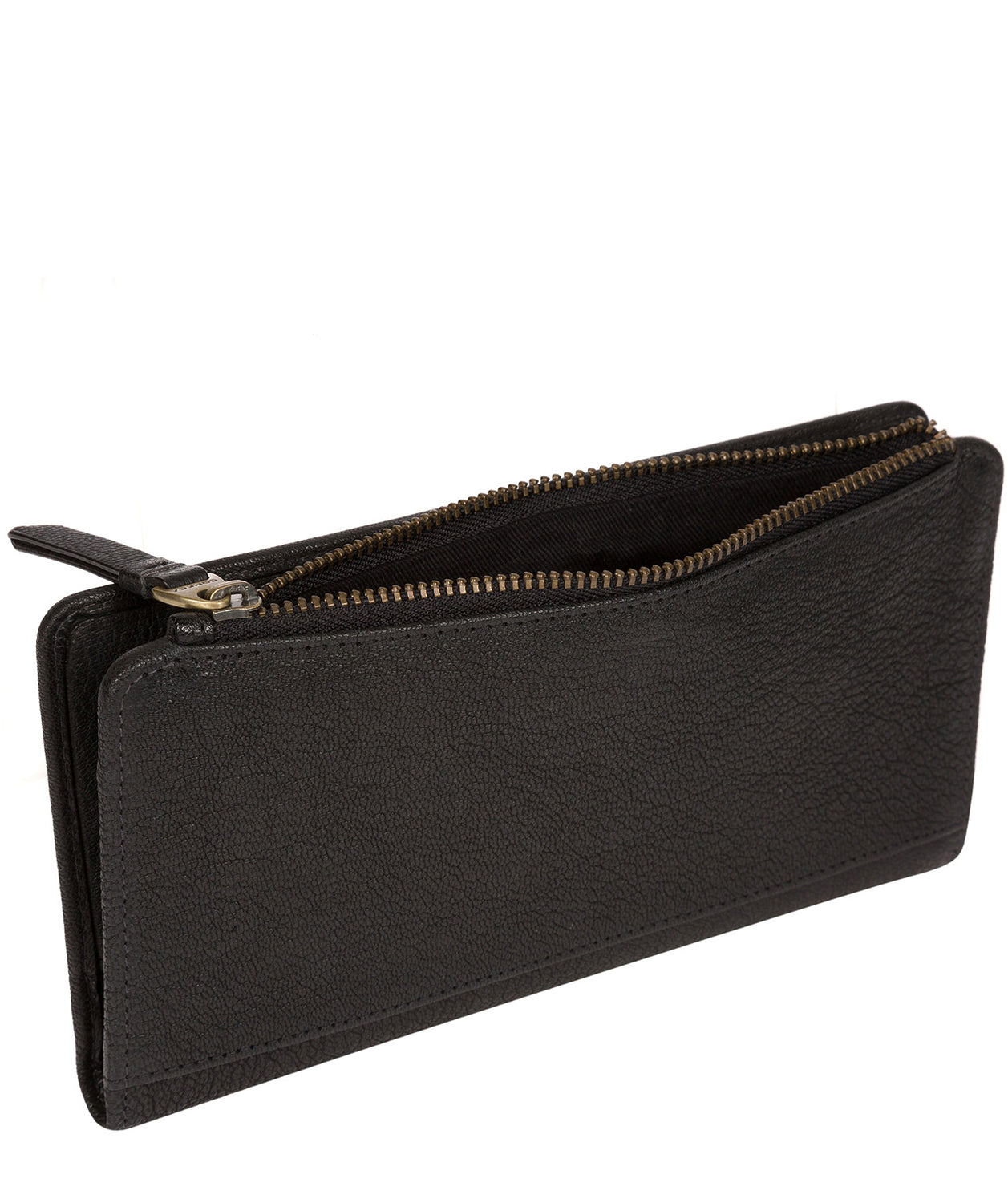 'Kittie' Black Leather Purse Pure Luxuries London