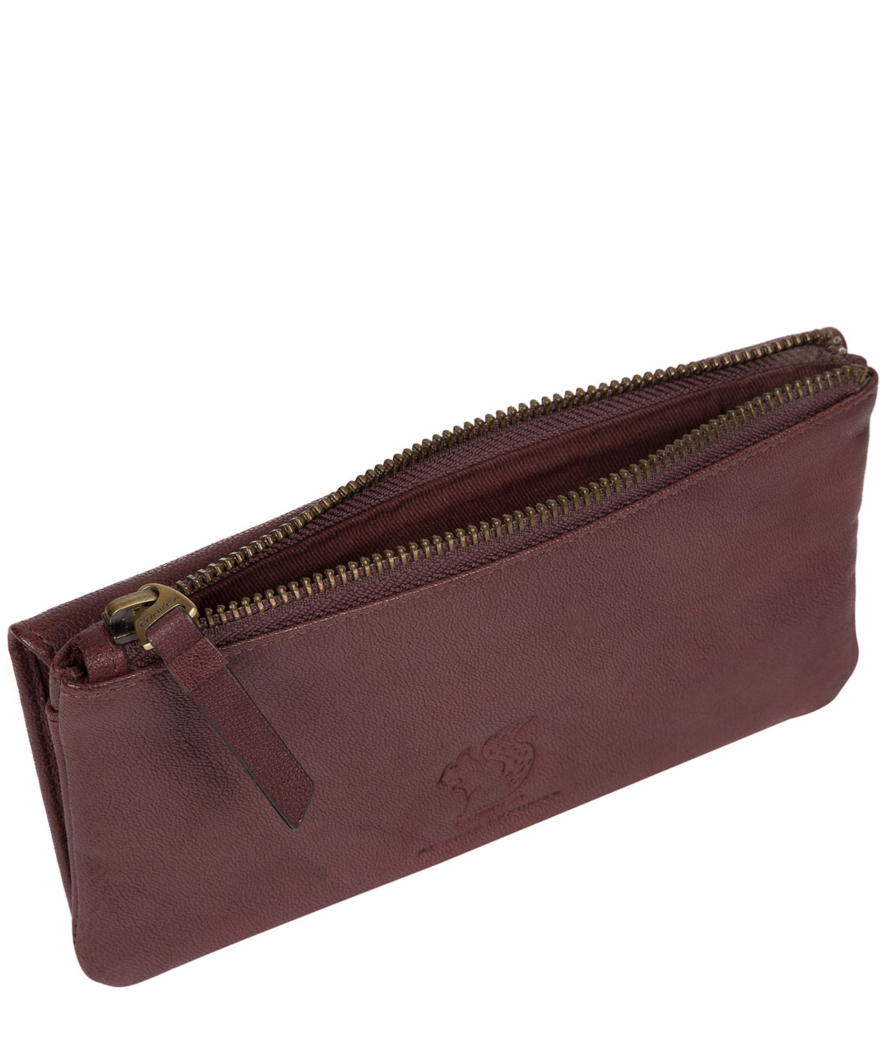'Dotty' Plum Leather Purse image 3