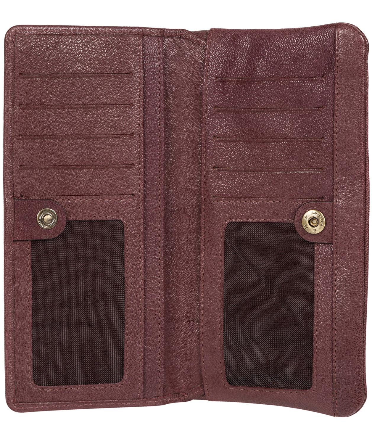 'Dotty' Plum Leather Purse image 4