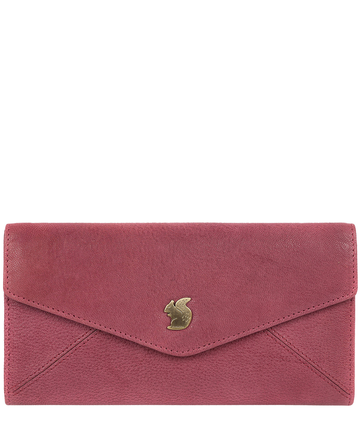 'Fion' Orchid Leather Tri-Fold Purse image 1