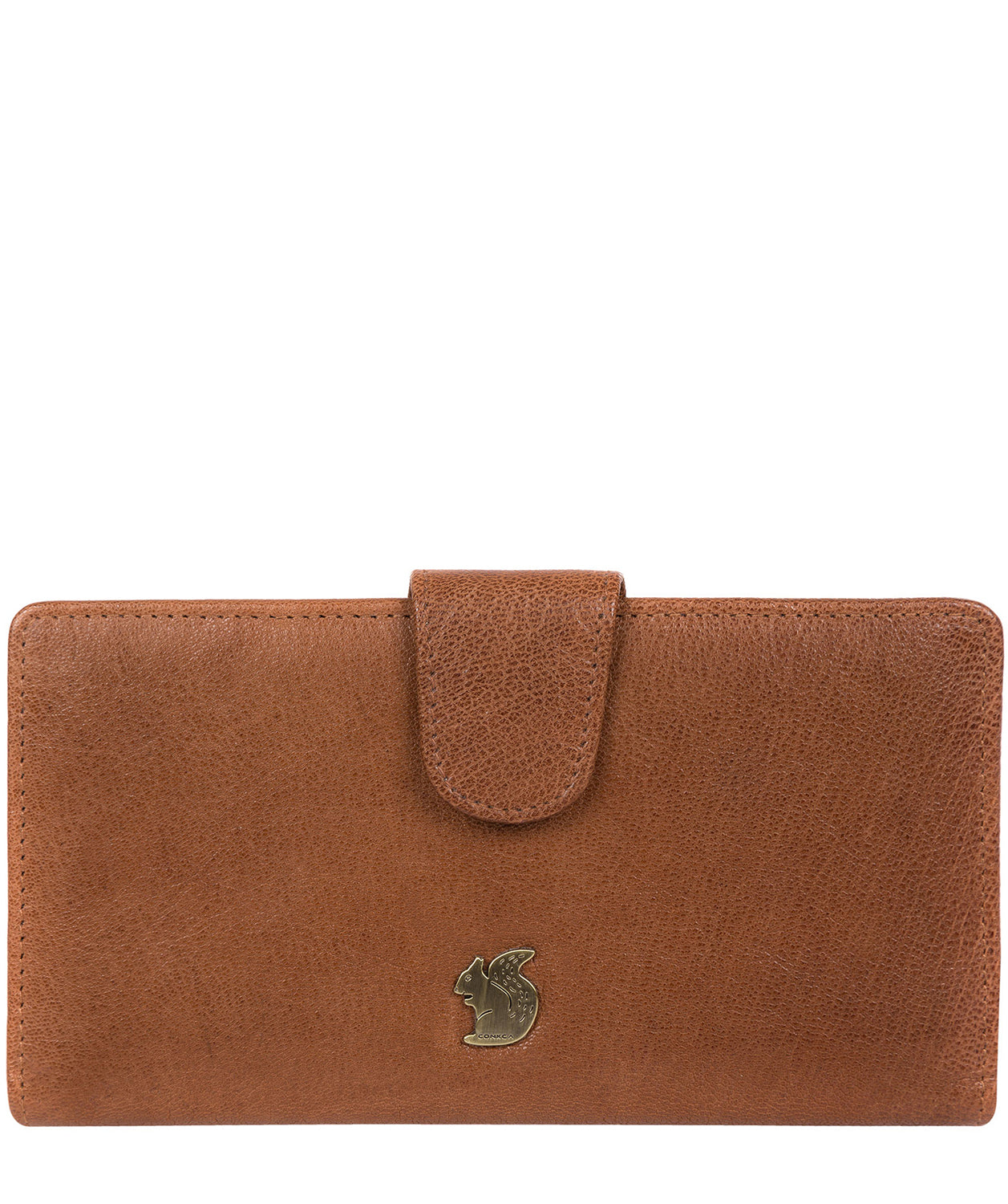 'Nisha' Tan Leather Purse image 1