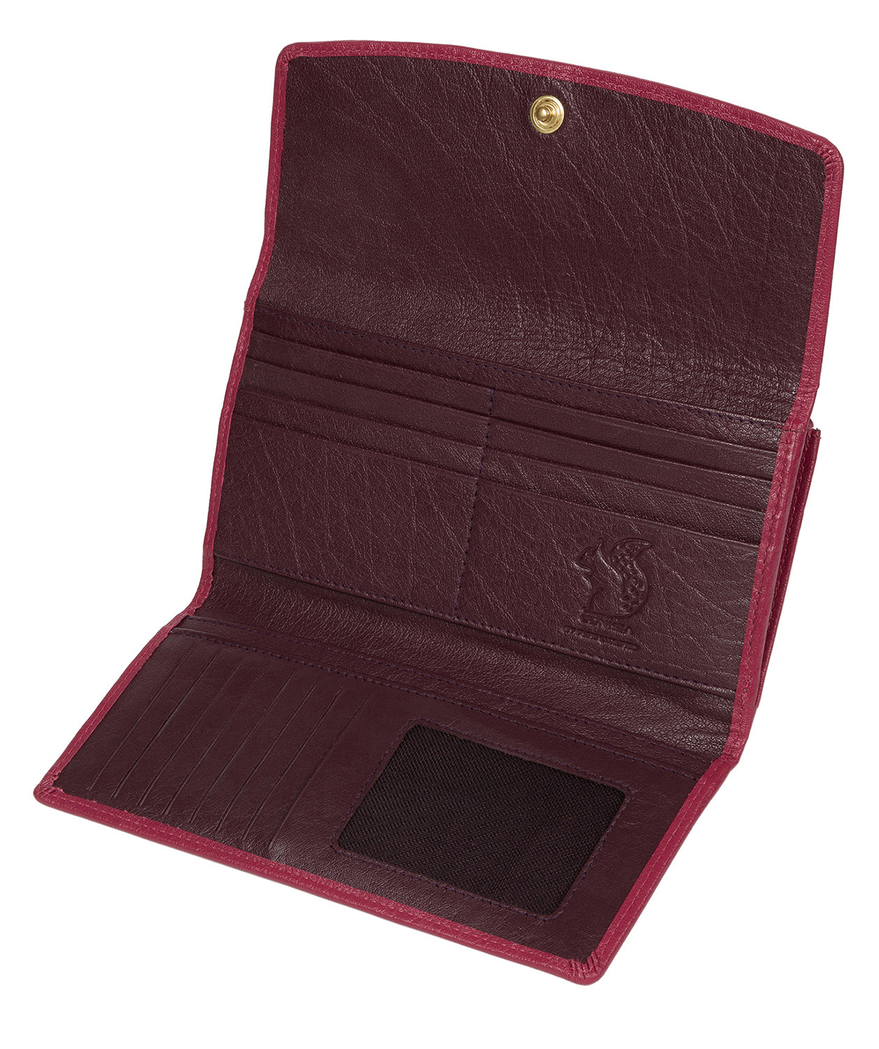 'Ollie' Orchid Tri-Fold Leather Purse image 3