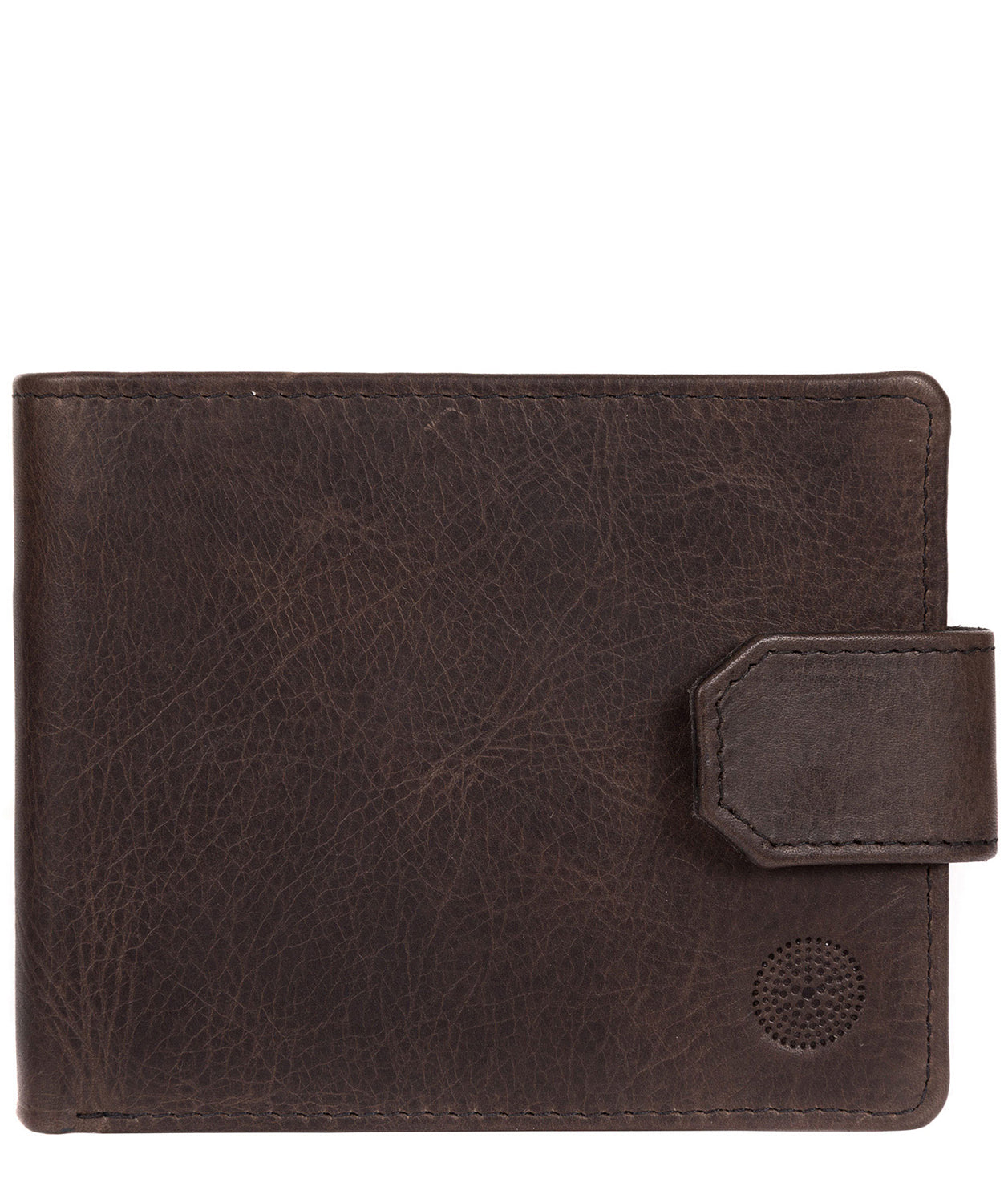 'Beckett' Antique Black Fine Leather Wallet