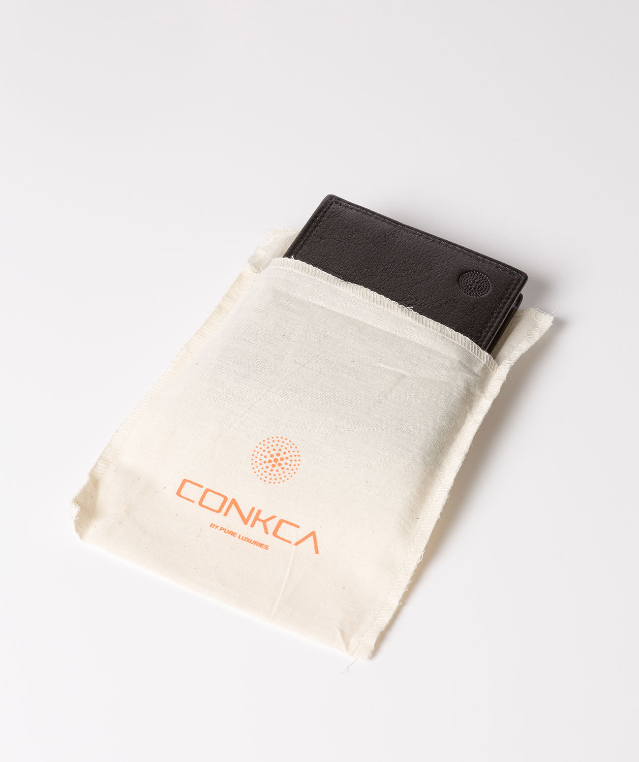 'Edge' Dark Brown Leather RFID Wallet