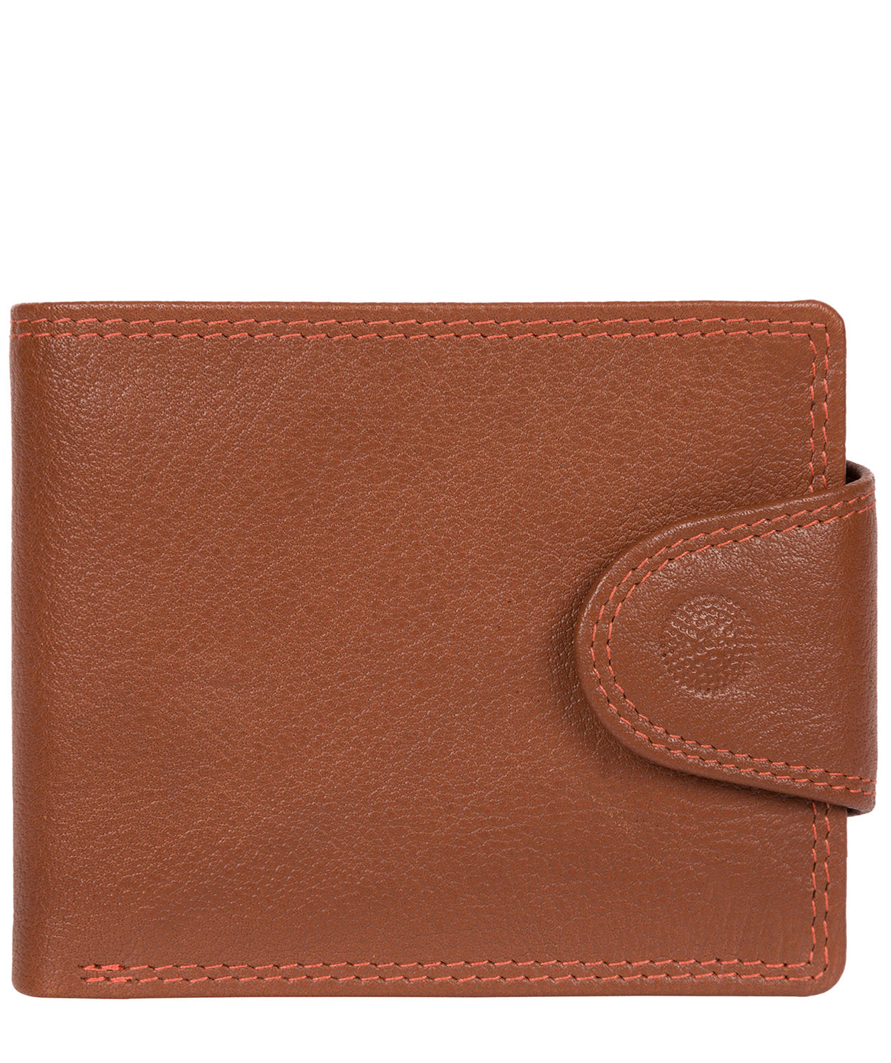 'Dunbar' Chestnut Orange Leather Wallet