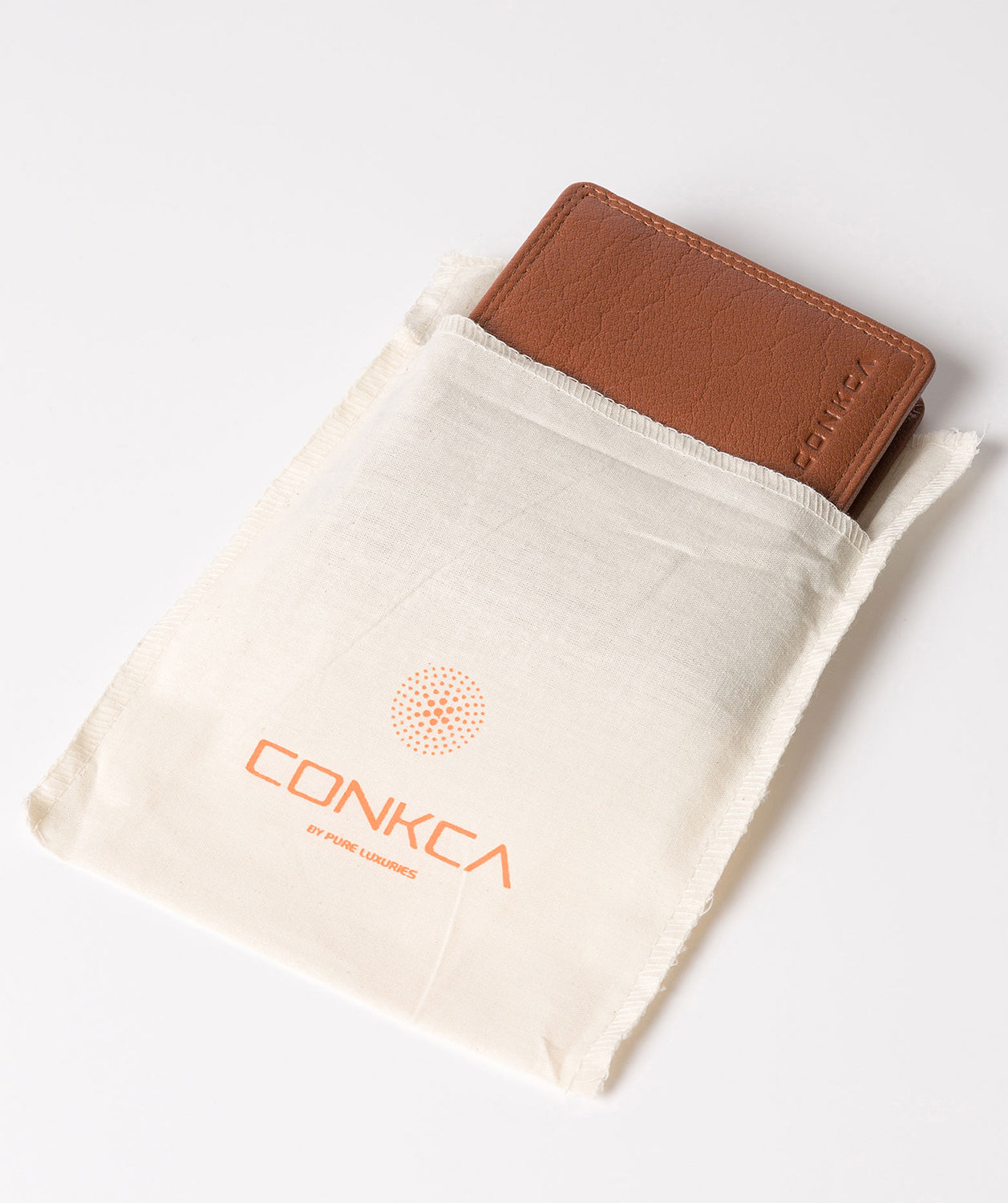 'Miller' Chestnut Dark Brown Bi-Fold Leather Wallet image 5